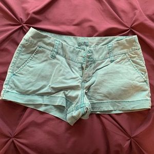 SO juniors teal blue shorts